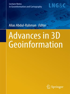 cover image of Advances in 3D Geoinformation